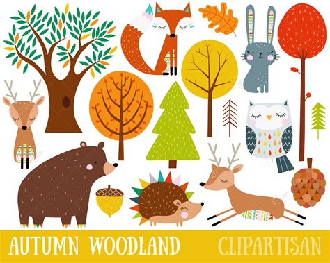 Woodland Clipart Autumn Woodland Autumn Transparent Free For Download