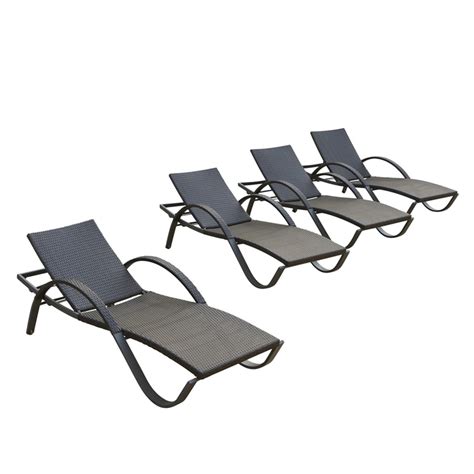 4.6 out of 5 stars 28. Shop RST Brands Deco Stackable Set of 4 Aluminum Chaise ...