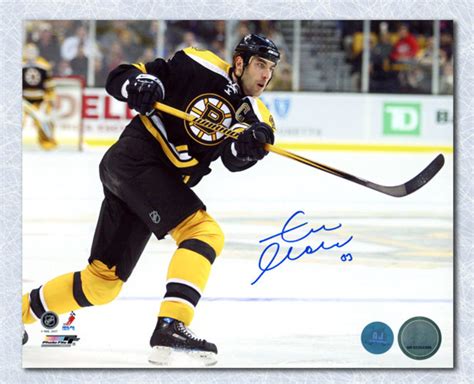 Zdeno Chara Boston Bruins Autographed Hockey Captain 8x10 Photo Nhl