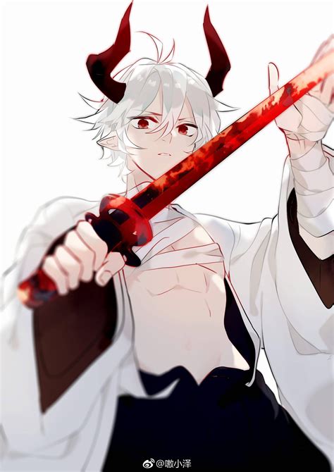 Anime Boy And Demon