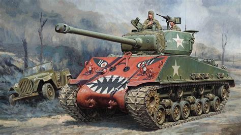 M4 Sherman Tank In The Korean War Backiee