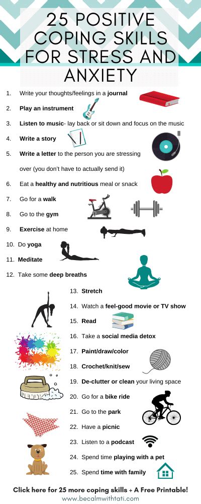 25 Ways To Cope With Stress And Anxiety Under Lockdown Daily Infographic