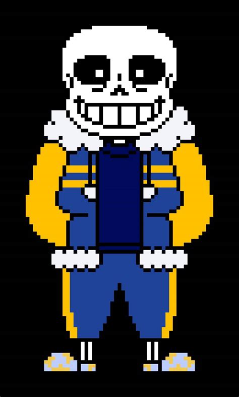 Outer Sans Battle Sprite By Jesterbones4150 On Deviantart