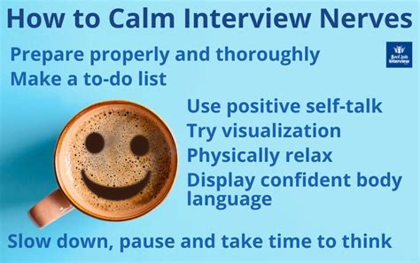 How To Calm Interview Nerves And Overcome Interview Anxiety Thejobwiz Com