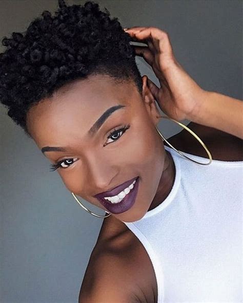 24 Natural Short Hairstyles For Black Females Hairstyle Catalog