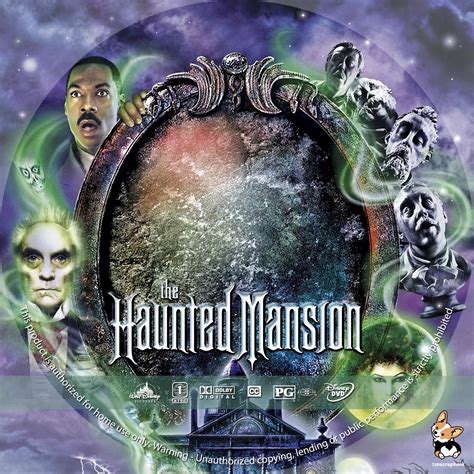 The Haunted Mansion 2003 R1 Custom Dvd Label Dvdcovercom