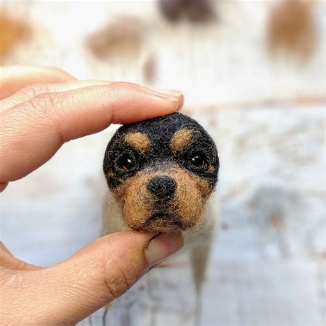 Making Of Realistic Needle Felted Dog 4 Face In 2021 Felt Dogs