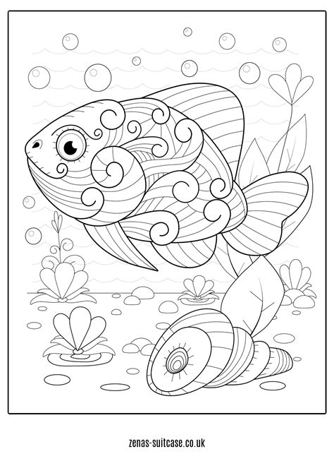 FREE Ocean & Under the Sea Colouring Pages