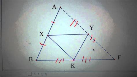 What is a diagram in geometry. Geometry Sec 5 1 Midsegments of Triangles - YouTube
