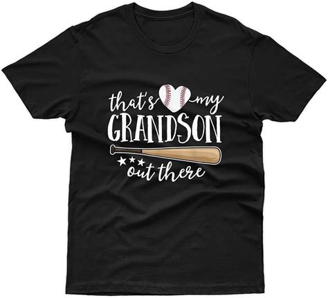 Unisex Thats My Grandson Out There Shirt With Simple Typography Heart