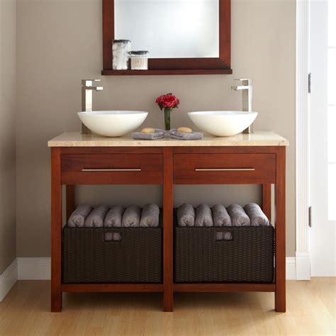 77 Double Bathroom Vanity With Vessel Sinks Check More At M