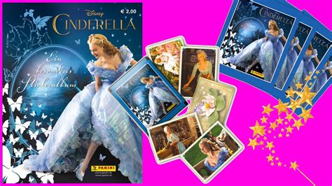 Disney Princess Cinderella Surprise Sticker Packs Opening And Album Toy Review Panini Youtube