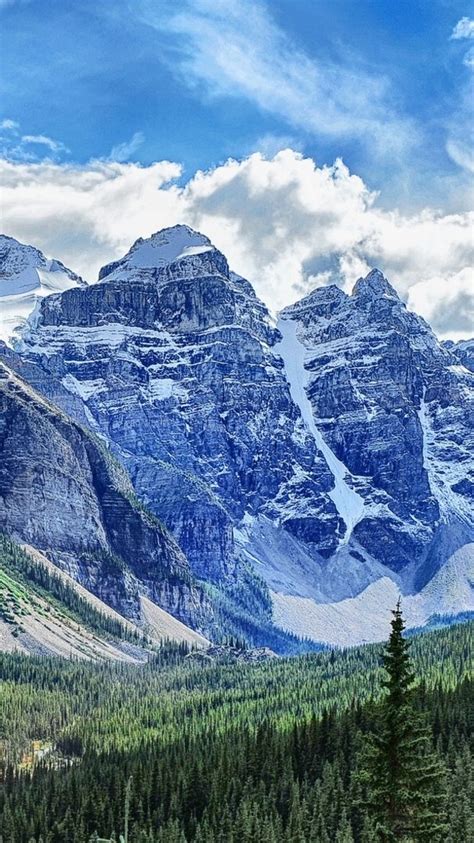 Canadian Rockies Banff National Park Iphone Wallpaper Apple Wallpaper