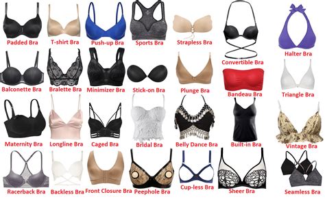 Types Of Bras For Gorgeous Look Select Right One Ordnur