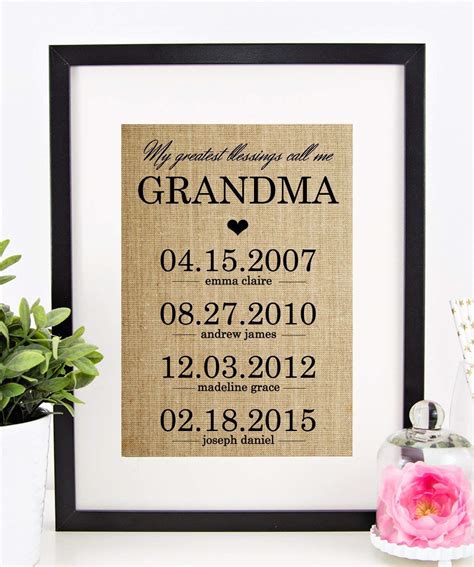Personalized Ts For Grandma Christmas T For
