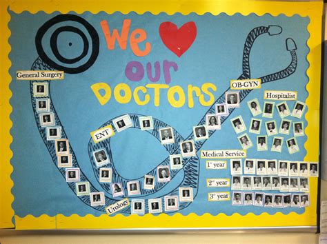 We Heart Our Doctors Board Nurse Bulletin Board