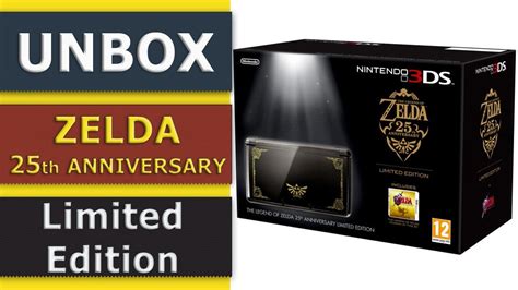 Unboxing Nintendo 3ds Zelda 25th Anniversary Limited Edition Youtube