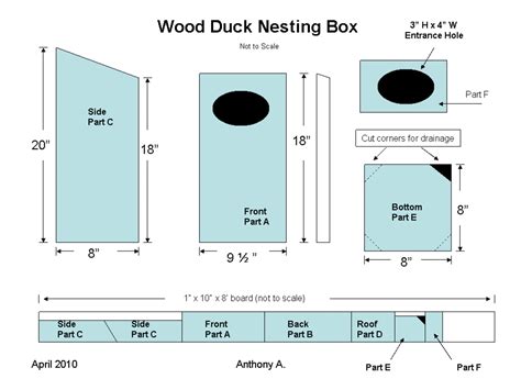 Wood Duck Nest Box Plans How To Build A Wood Duck Nesting