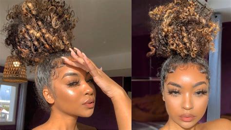 Fantastic Messy High Bun Hairstyles For Natural Curly Hair What Are