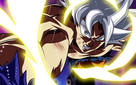 Wallpaper Goku Dragon Ball Super White Hair Fondo De Pantalla De