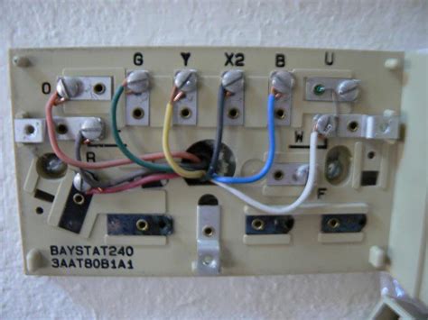 The basic heat pump wiring for a heat pump thermostat is illustrated here. Installing A New Programmable Thermostat? - HVAC - DIY ...