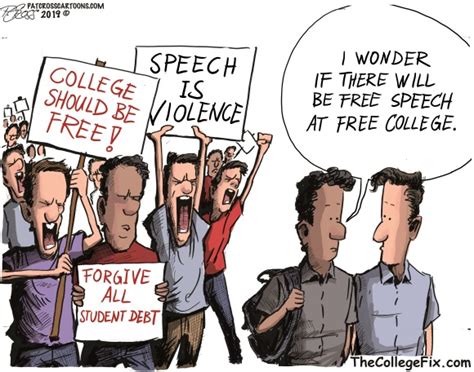 The College Fixs Higher Education Cartoon Of The Week Freespeech