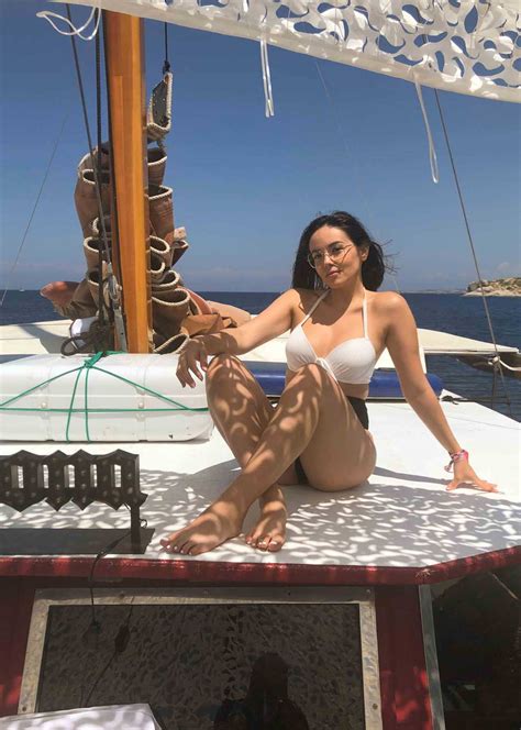 Agathe Auproux In Bikini On A Boat In Corsica Lacelebs Co
