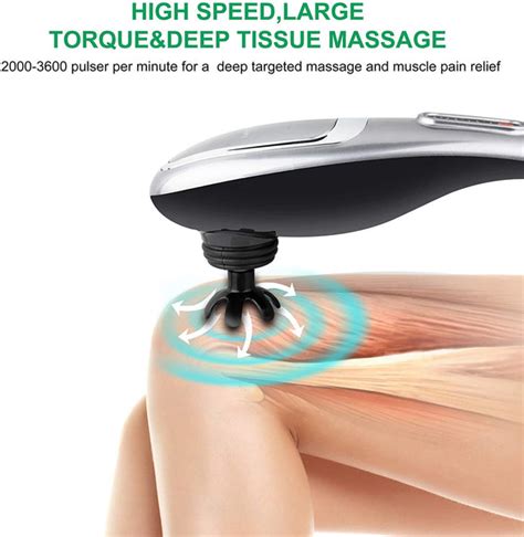 Megawise Handheld Deep Tissue Neck Back Massager Megawise