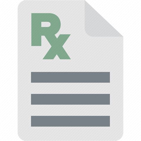 Health Medication Medicine Prescription Rx Icon Download On
