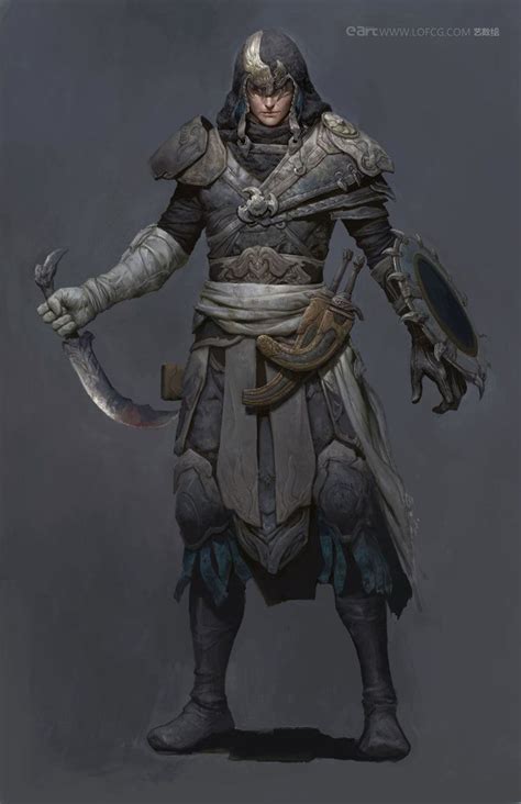 Warrior Character Art Medieval Fantasy Characters