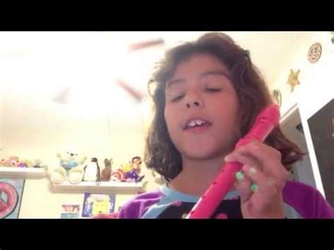 This melody is within the recorder. How to play mary had a little lamb on the recorder - YouTube