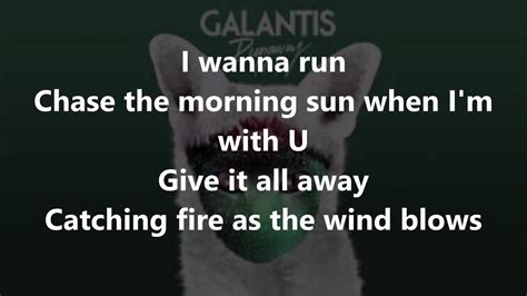 galantis runaway lyric