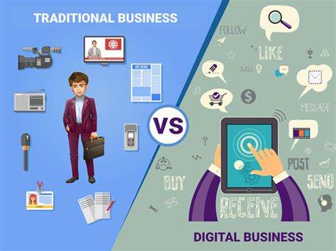 What Is Differences In Traditional Business And Digital Business