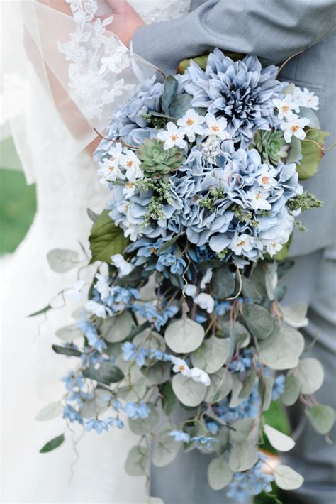 Check out our dusty blue flowers selection for the very best in unique or custom, handmade pieces from our bouquets shops. Wedding at The Fields Reserve — B. Adams Photography ...