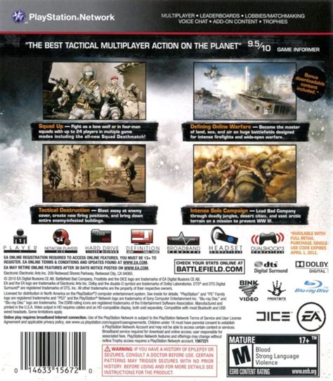 Battlefield Bad Company 2 Ultimate Edition Playstation 3 Retrogameage