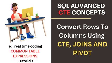 SQL CTE Interview Questions With Joins Left Outer Join Implement Pivot