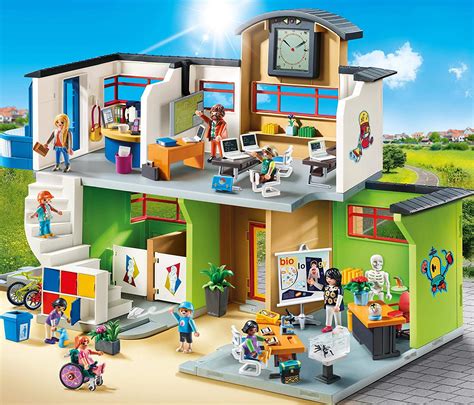 Playmobil City Life Ecole Am Nag E Monsieur Jouet