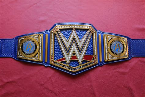 Wwe Championship Blue Replica Belt Releather 2018 Style Send Out Strap