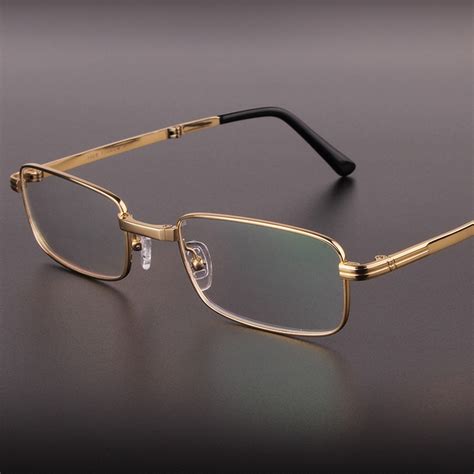 man titanium glasses male foldable optical men eyeglasses frame classic retro spectacle myopia