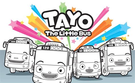 The color song l learn colors with tayo the little bus l car color song. Tayo Bus Coloring Pages Bltidm