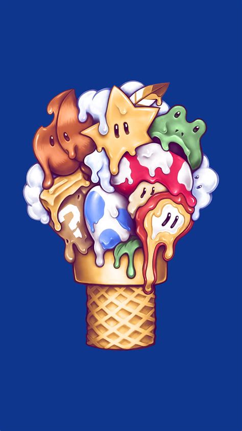 K Free Download Ice Cream Power Birtay Happy Ice Cream Ice Cream Mario Nintendo