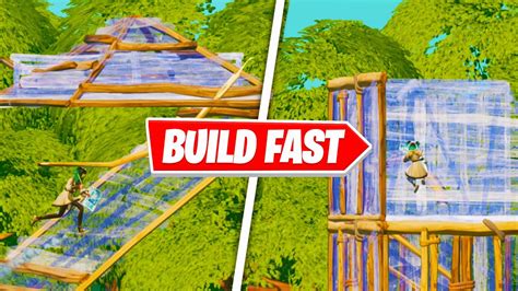 How To Do Basics Builds 10x Faster In Fortnite Beginner Guide Youtube