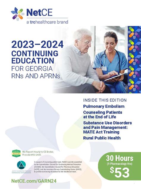 30 Hours For Only 53 Georgia Rns And Aprns Continuing Education