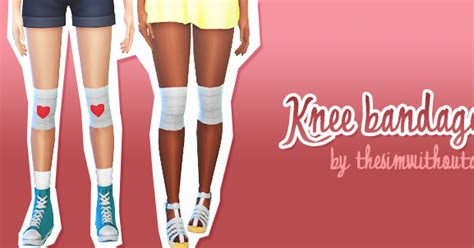 Sims 4 Ccs The Best Knee Bandages By Thesimwithoutaname