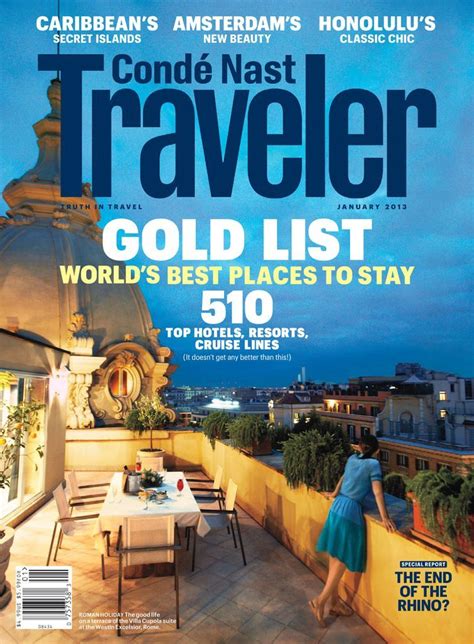 Conde Nast Traveler Jan 13 Digital In 2022 Conde Nast Traveler Magazine Cover Ideas Conde Nast
