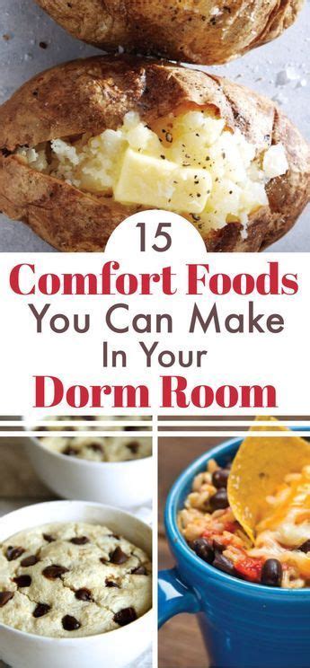 15 Comfort Foods You Can Make In Your Dorm Room Food Dorm Room Food