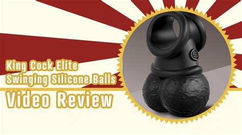 King Cock Elite Swinging Silicone Balls Dildo Attachments Video Review