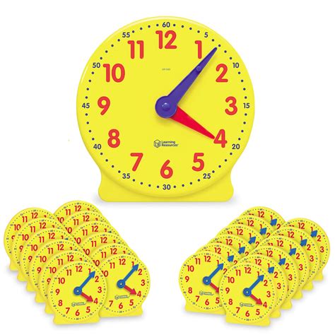 Learning Resources Big Time Classroom Clock Set Michaels