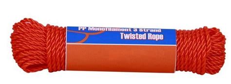 Strands Pp Pe Monofilament Twisted Rope China Polypro Rope And Pp Rope