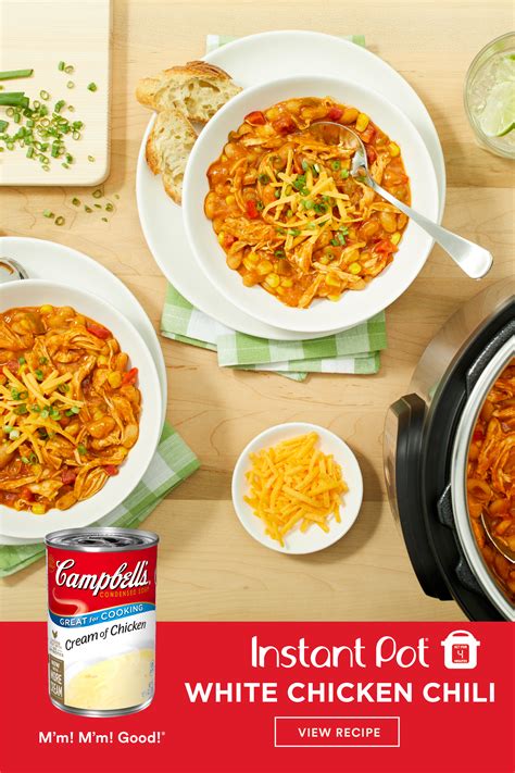 Instructions mix garlic powder, cumin, oregano, cilantro and red pepper in small bowl. Instant Pot® White Chicken Chili | Recipe in 2020 | Crock ...